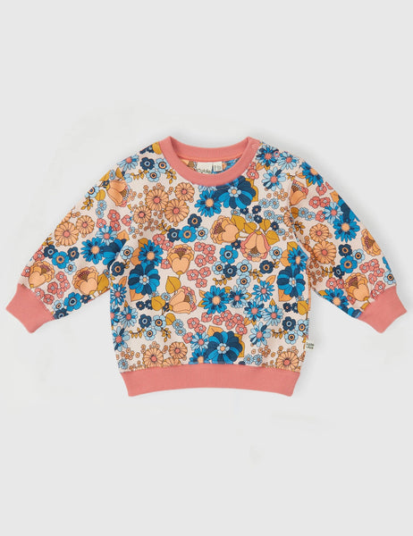 Goldie & Ace Tops Willa Wildflower Terry Sweater