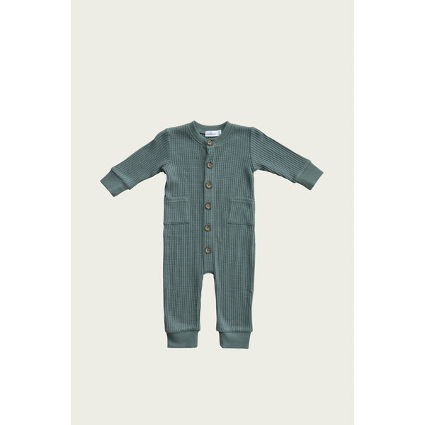 Jamie Kay Baby & Toddler Outfits Jamie Kay - Organic Cotton Waffle - Lincoln onepiece - Harbour