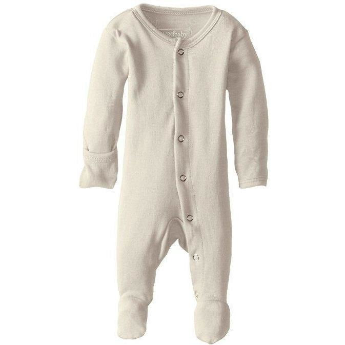 Loved Baby One Piece PREORDER - Lovedbaby - Organic Footed Overall - Beige