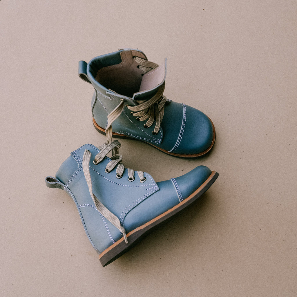 Soles Shoes PREORDER - Ezra Boots - Vintage Blue